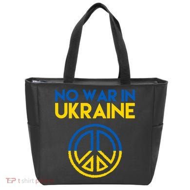 No War In Ukraine Peace Tote Bag