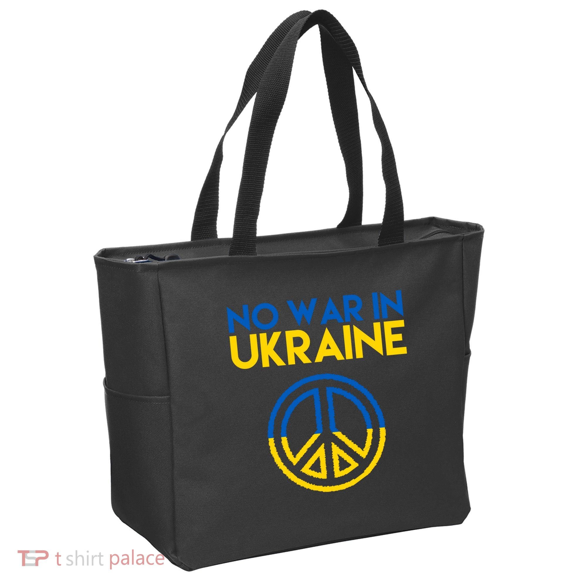 No War In Ukraine Peace Tote Bag