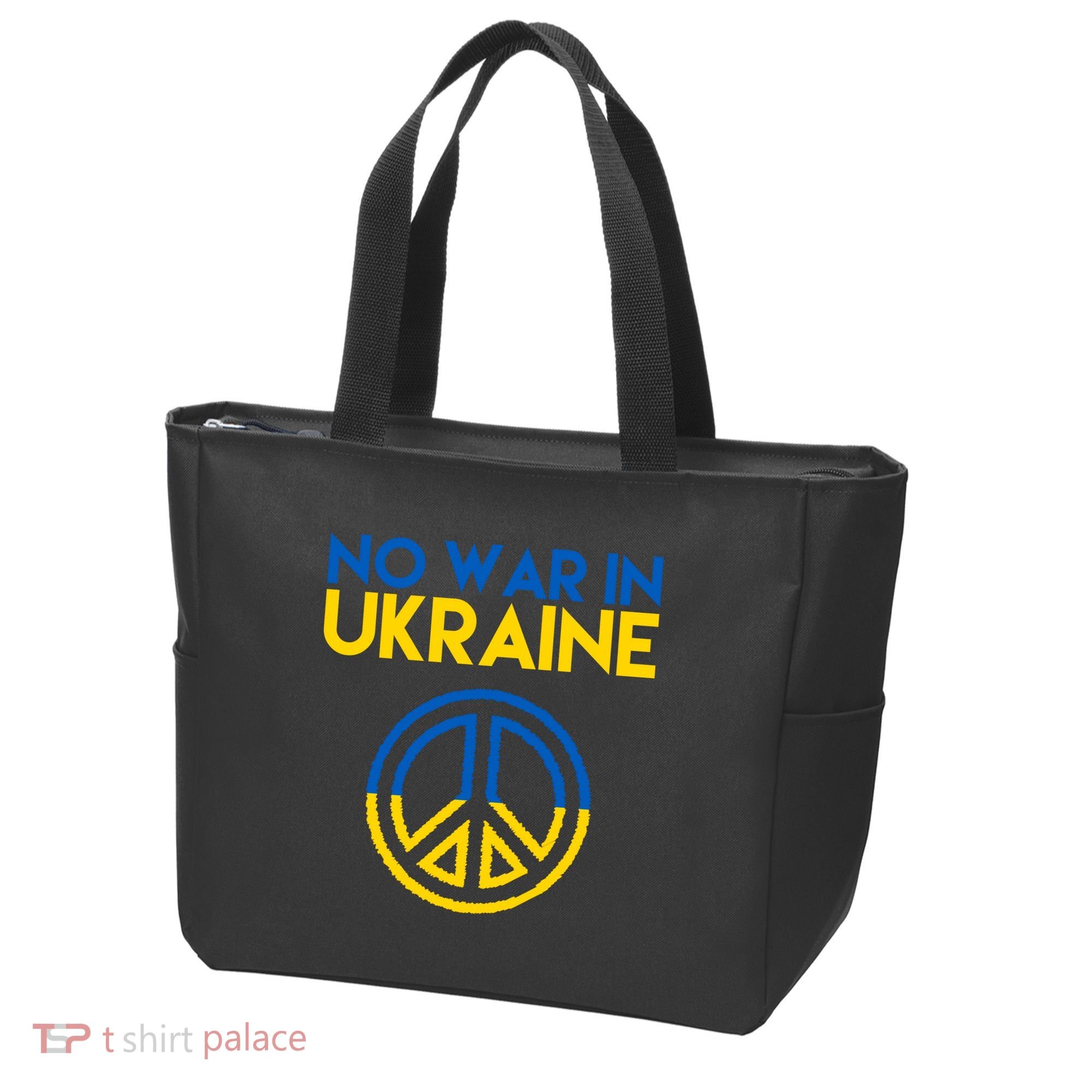 No War In Ukraine Peace Tote Bag