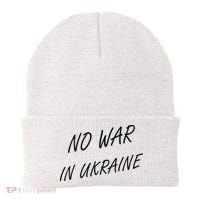 No War In Ukraine I Stand For Ukraine Beanie thumb 0
