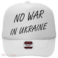 No War In Ukraine I Stand For Ukraine Hat thumb 0