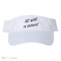 No War In Ukraine I Stand For Ukraine Visor thumb 0