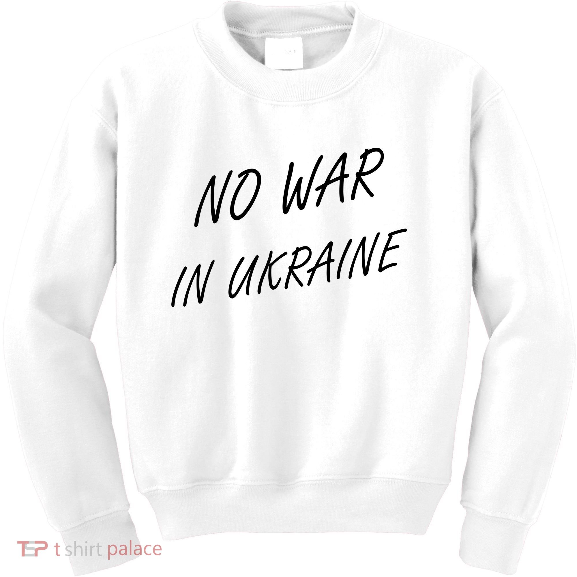 No War In Ukraine I Stand For Ukraine Kids Sweatshirt