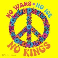 No Wars No Ice No Kings Boho Hippie Flower Peace Symbol Hat thumb 2