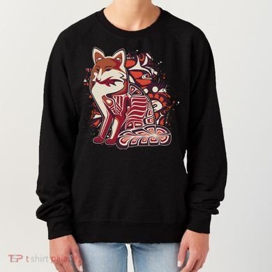 North West Native American Fox Pattern Women's Sweatshirt