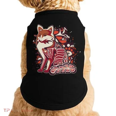 North West Native American Fox Pattern Doggie Tank
