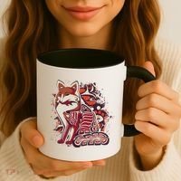 North West Native American Fox Pattern Coffee Mug thumb 3