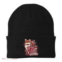 North West Native American Fox Pattern Beanie thumb 0