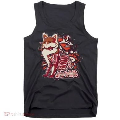 North West Native American Fox Pattern Tank Top