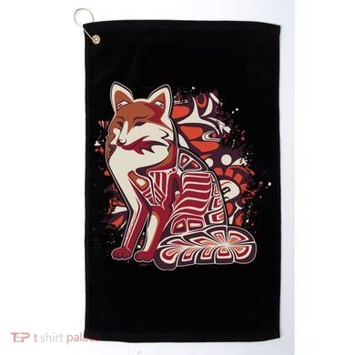 North West Native American Fox Pattern Golf Towel