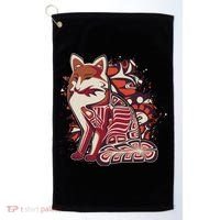 North West Native American Fox Pattern Golf Towel thumb 0