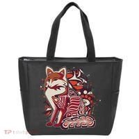 North West Native American Fox Pattern Tote Bag thumb 0