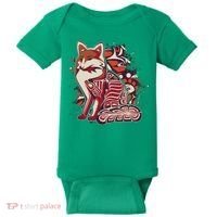 North West Native American Fox Pattern Baby Bodysuit thumb 0