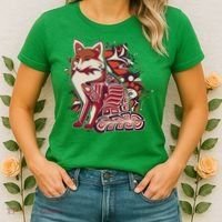 North West Native American Fox Pattern Women's T-Shirt thumb 2