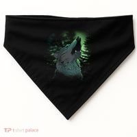 Night Wolf USA-Made Doggie Bandana thumb 0