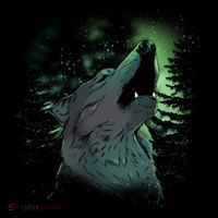 Night Wolf USA-Made Doggie Bandana thumb 2