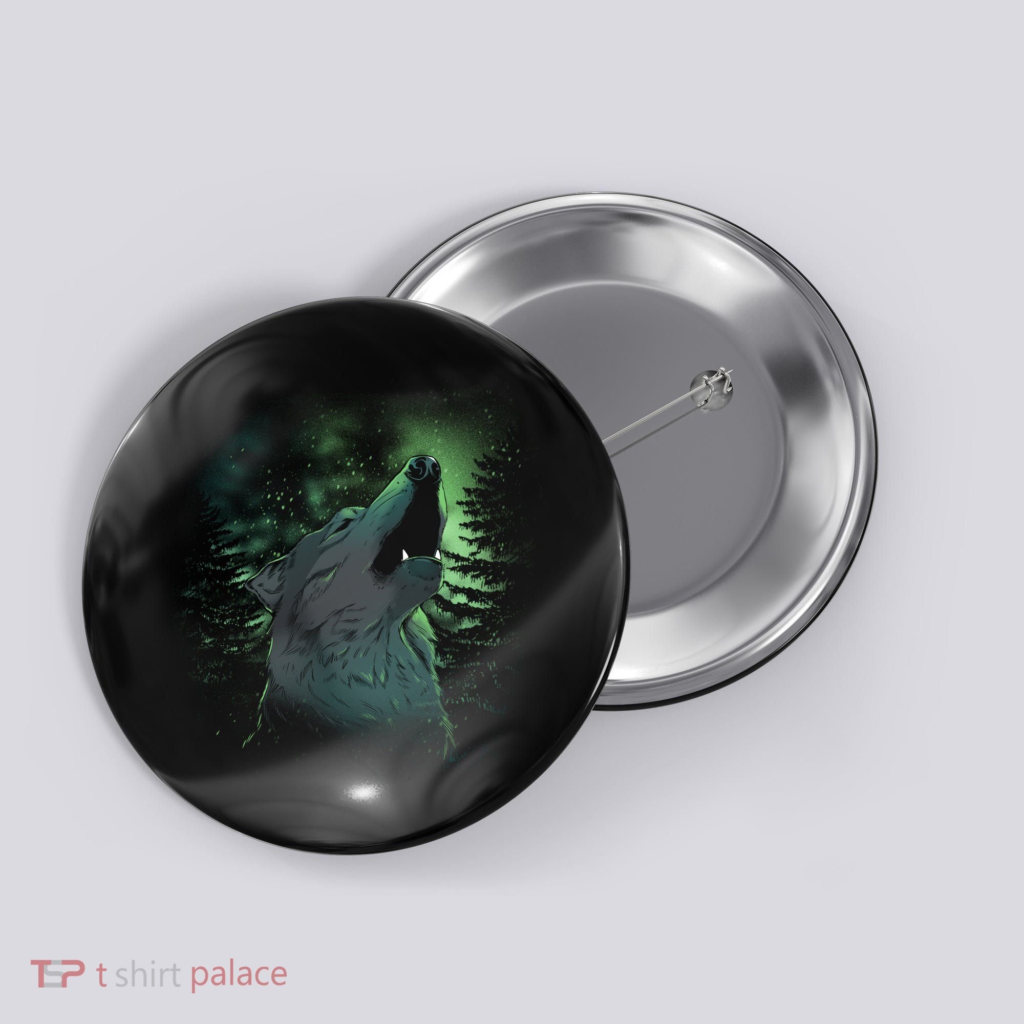 Night Wolf Button