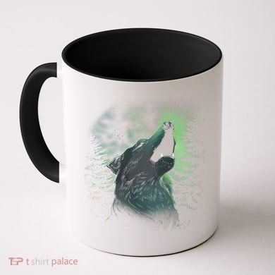 Night Wolf Coffee Mug