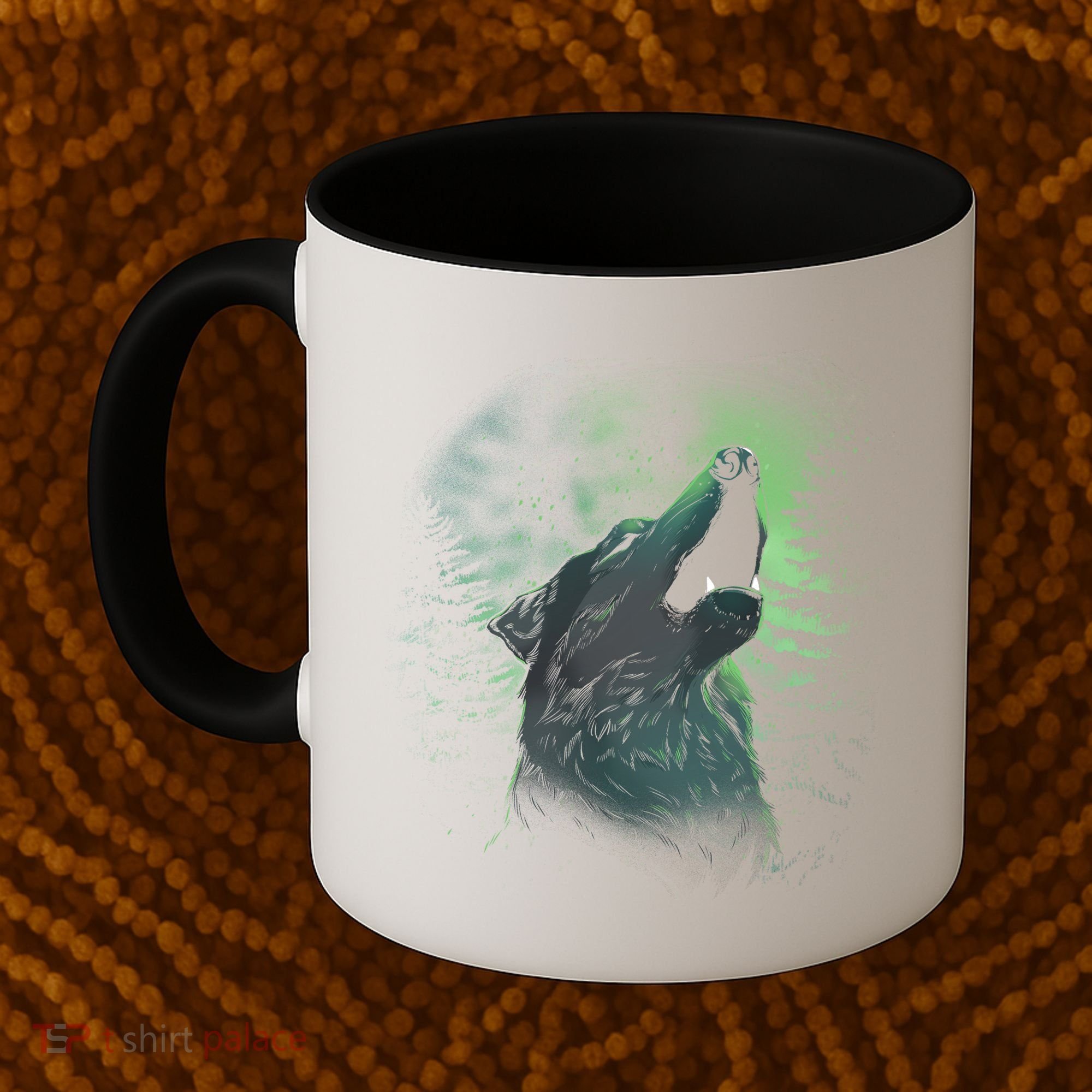 Night Wolf Coffee Mug