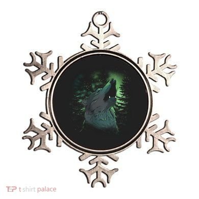 Night Wolf Ornament