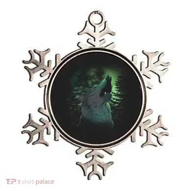Night Wolf Ornament