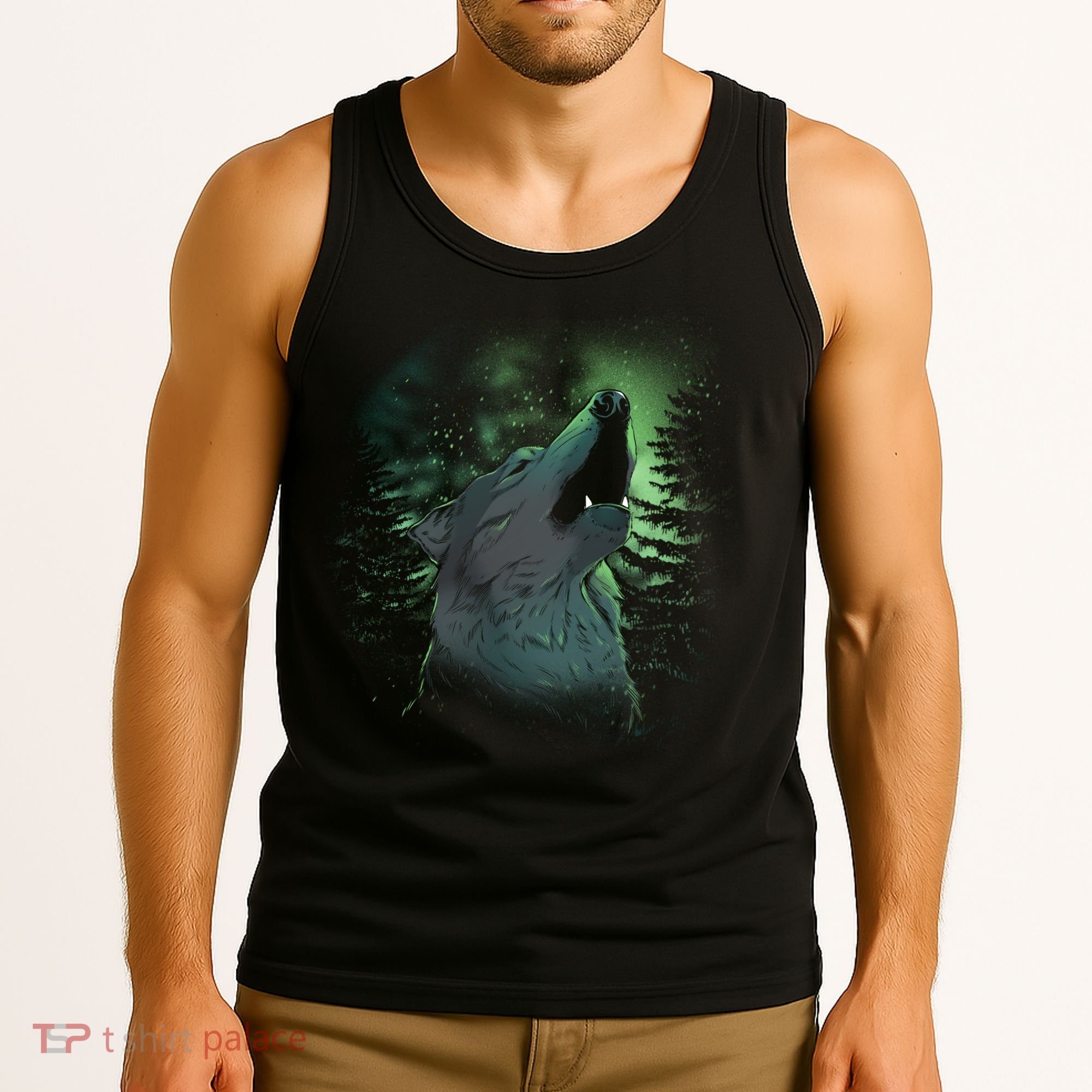 Night Wolf Tank Top