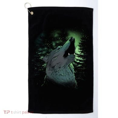 Night Wolf Golf Towel