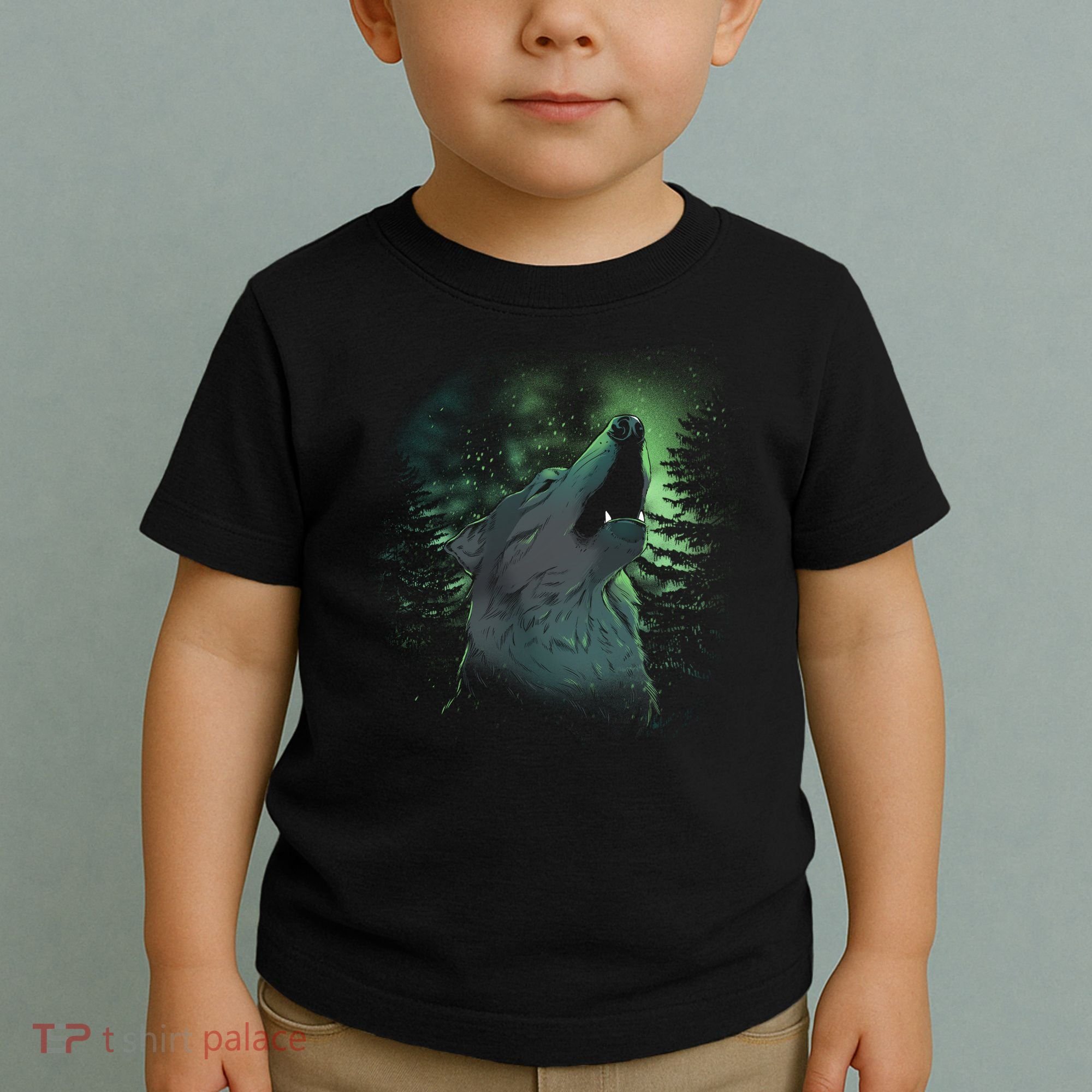 Night Wolf Toddler T-Shirt
