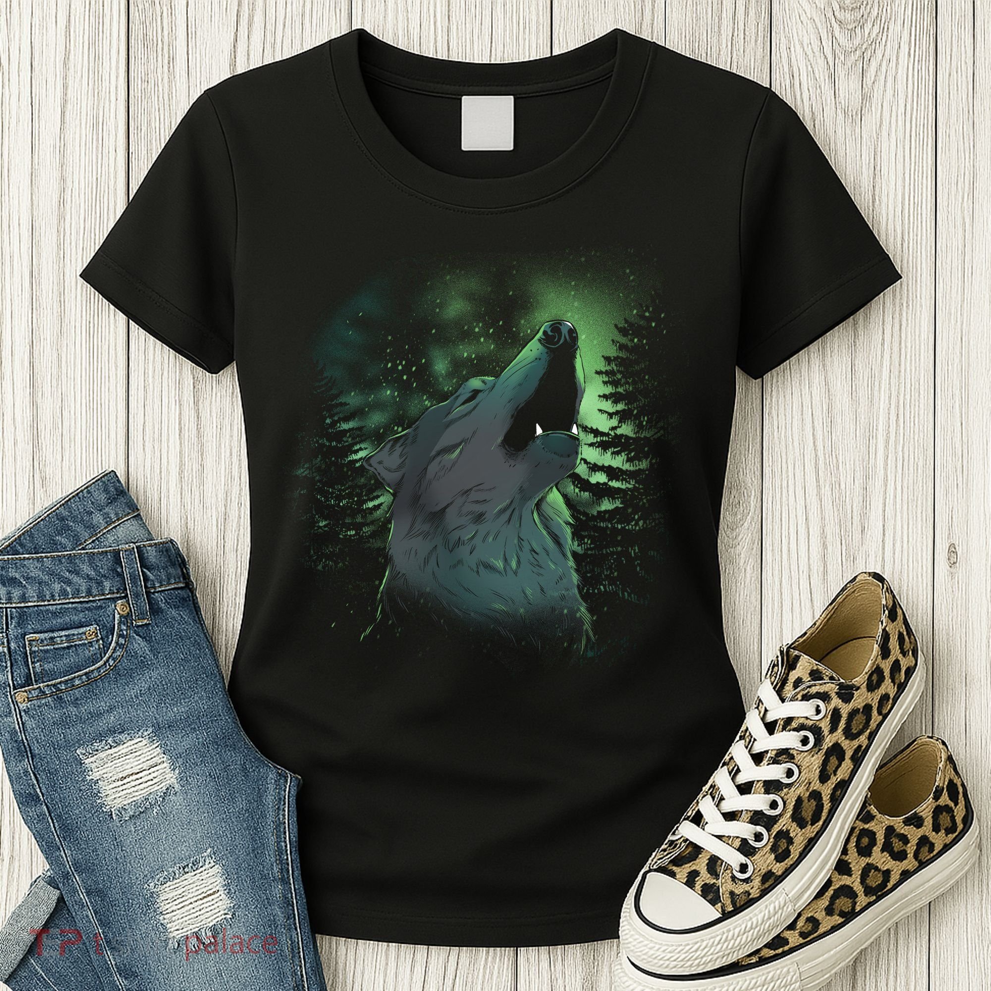 Night Wolf Women's T-Shirt