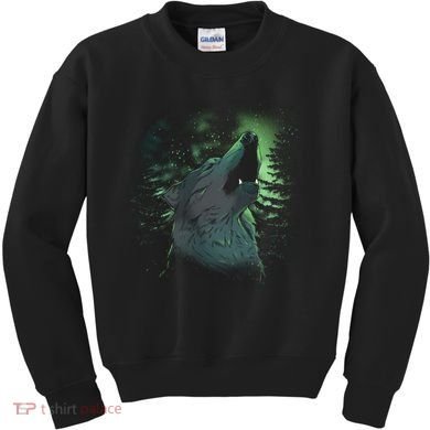 Night Wolf Kids Sweatshirt