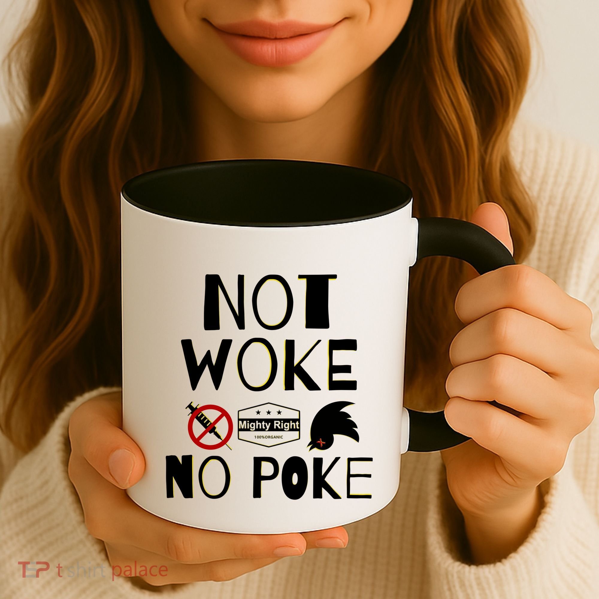 Not Woke, No Poke Coffee Mug
