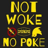Not Woke, No Poke Beanie thumb 2