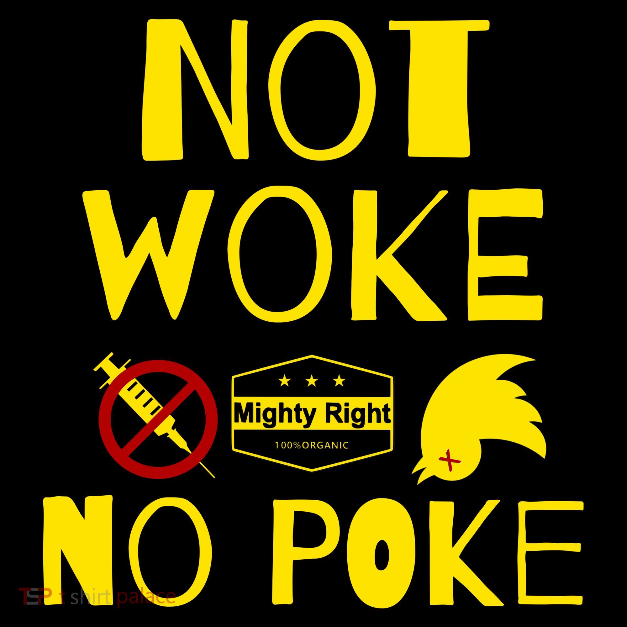 Not Woke, No Poke Women's Hoodie