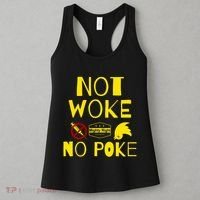 Not Woke, No Poke Women's Tank Top thumb 3