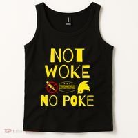 Not Woke, No Poke Tank Top thumb 2