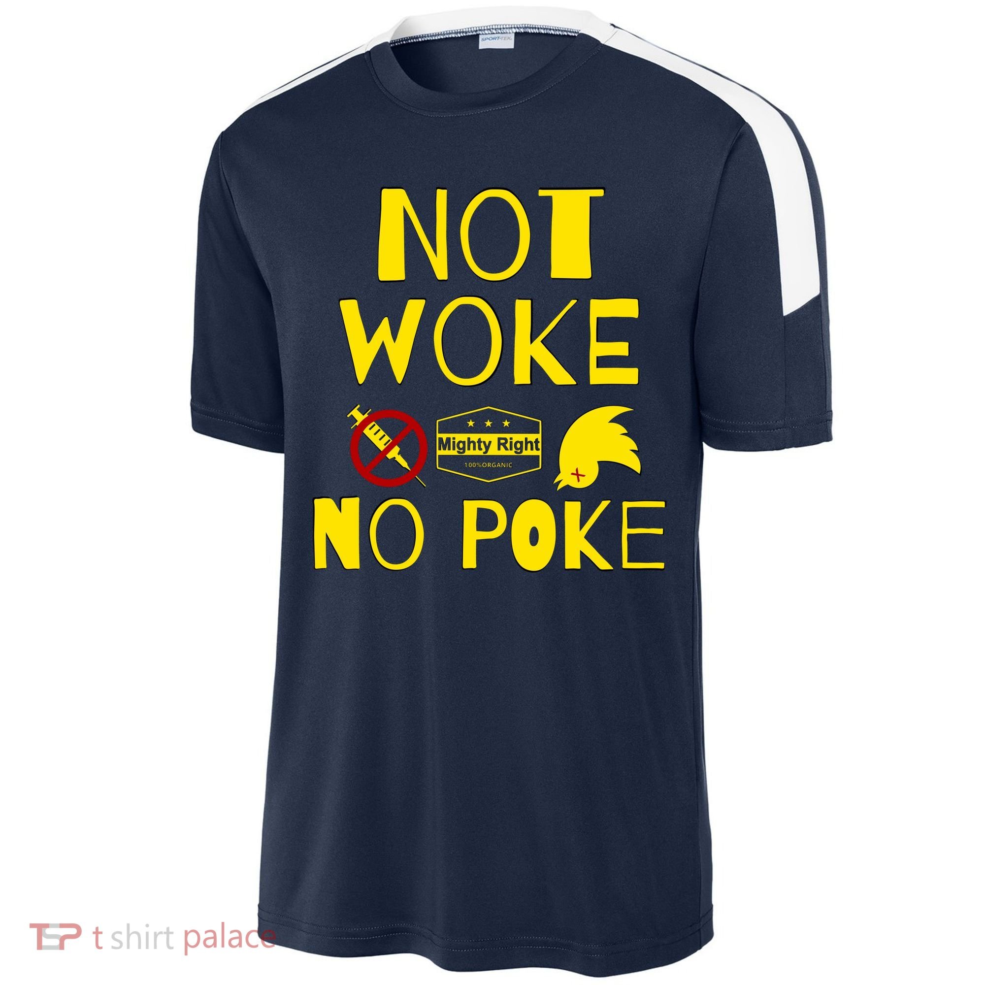 Not Woke, No Poke Sport-Tek Competitor United Soccer Jersey