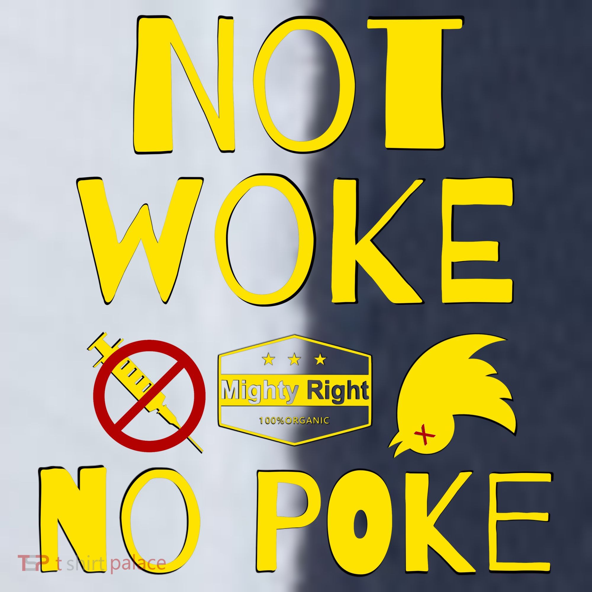 Not Woke, No Poke Sport-Tek Competitor United Soccer Jersey