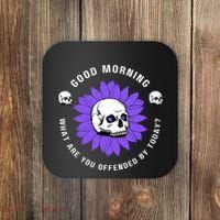Not Woke Politically Incorrect MAGA Conservative Good Morning Snowflakes Coaster thumb 0