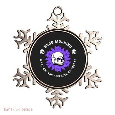 Not Woke Politically Incorrect MAGA Conservative Good Morning Snowflakes Ornament