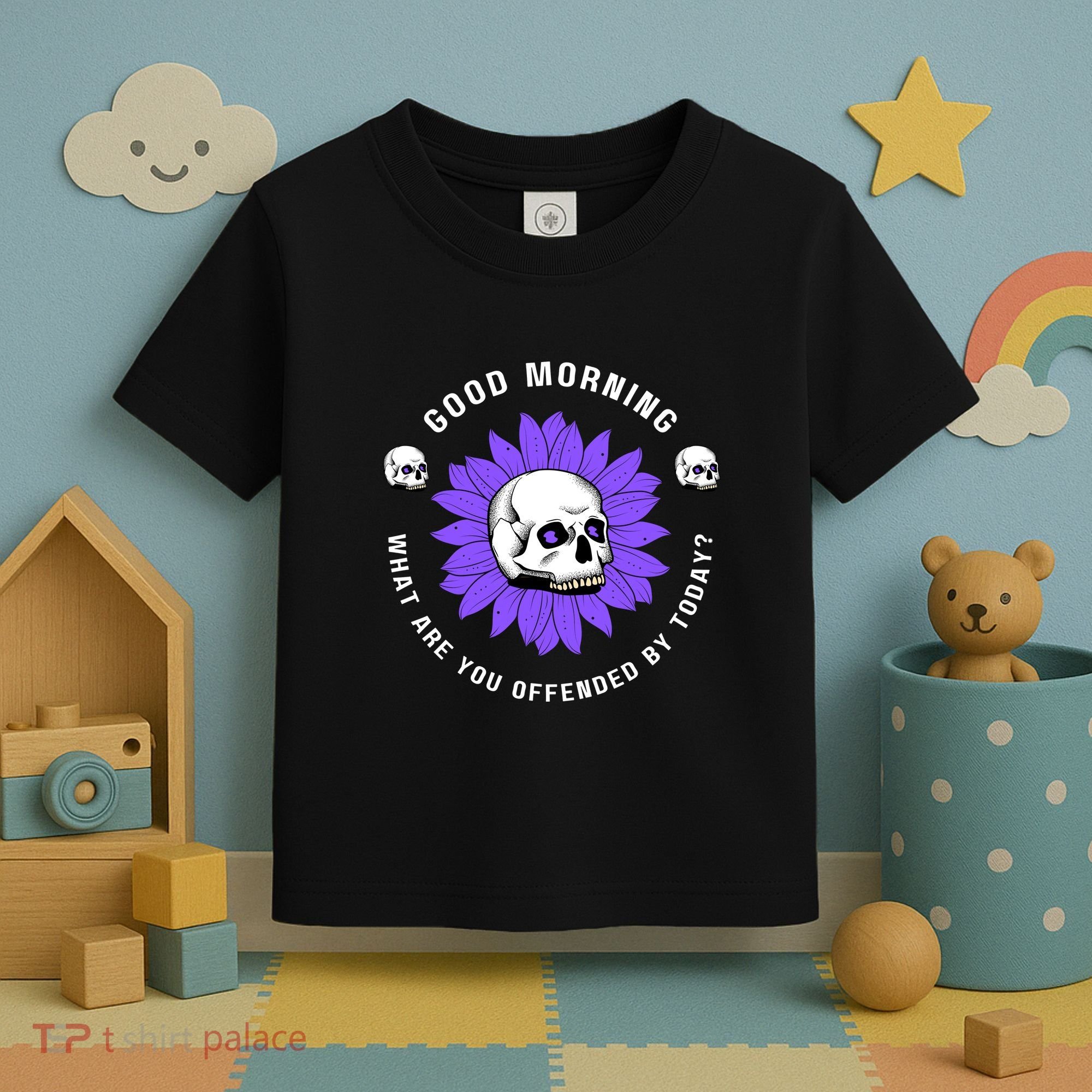 Not Woke Politically Incorrect MAGA Conservative Good Morning Snowflakes Toddler T-Shirt