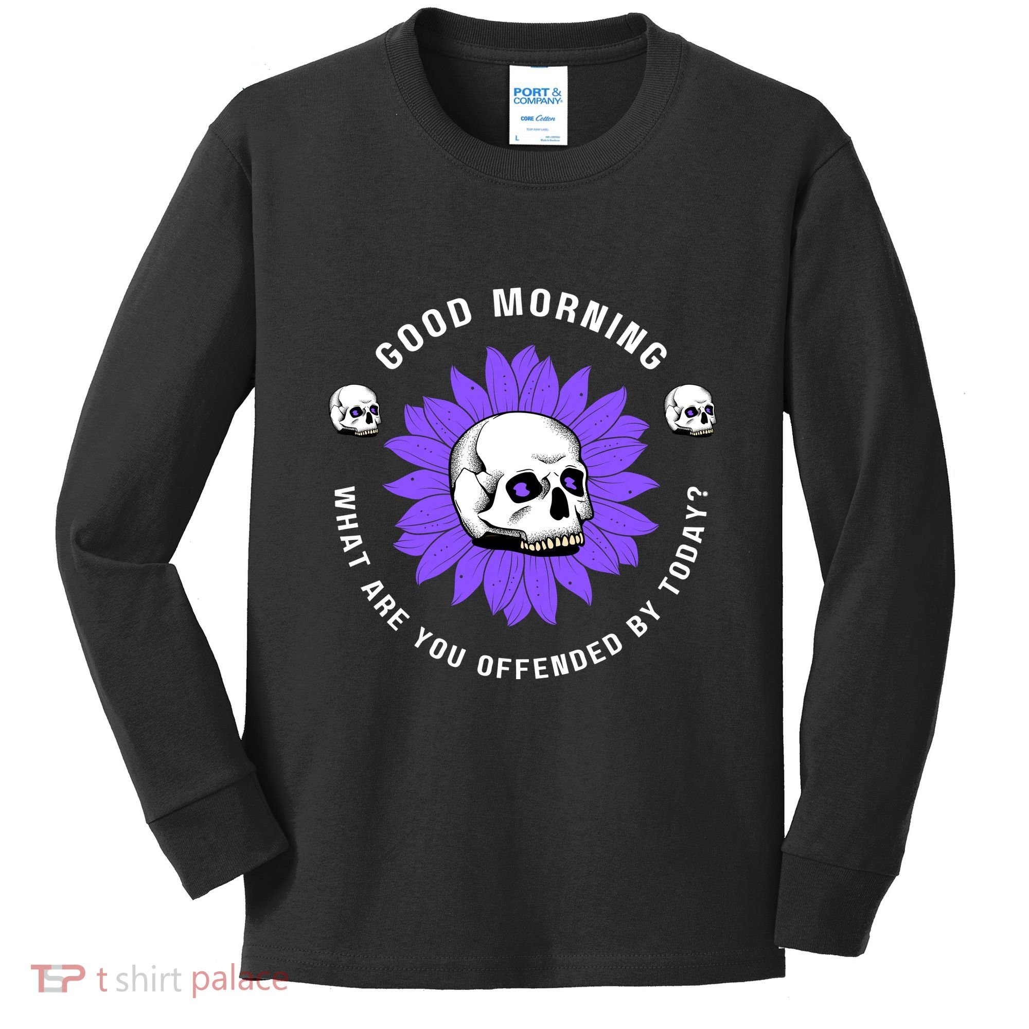 Not Woke Politically Incorrect MAGA Conservative Good Morning Snowflakes Kids Long Sleeve Shirt