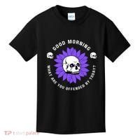 Not Woke Politically Incorrect MAGA Conservative Good Morning Snowflakes Kids T-Shirt thumb 0