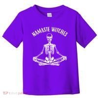 Namaste Witches Skeleton Halloween Yoga Toddler T-Shirt thumb 0