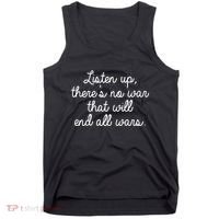 No War That Will End All Wars Quote Tank Top thumb 0
