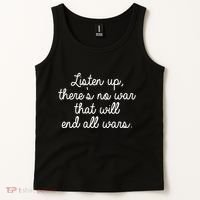 No War That Will End All Wars Quote Tank Top thumb 2