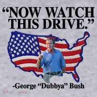 Now Watch This Drive George Dubbya Bush Women's Sweatshirt thumb 2