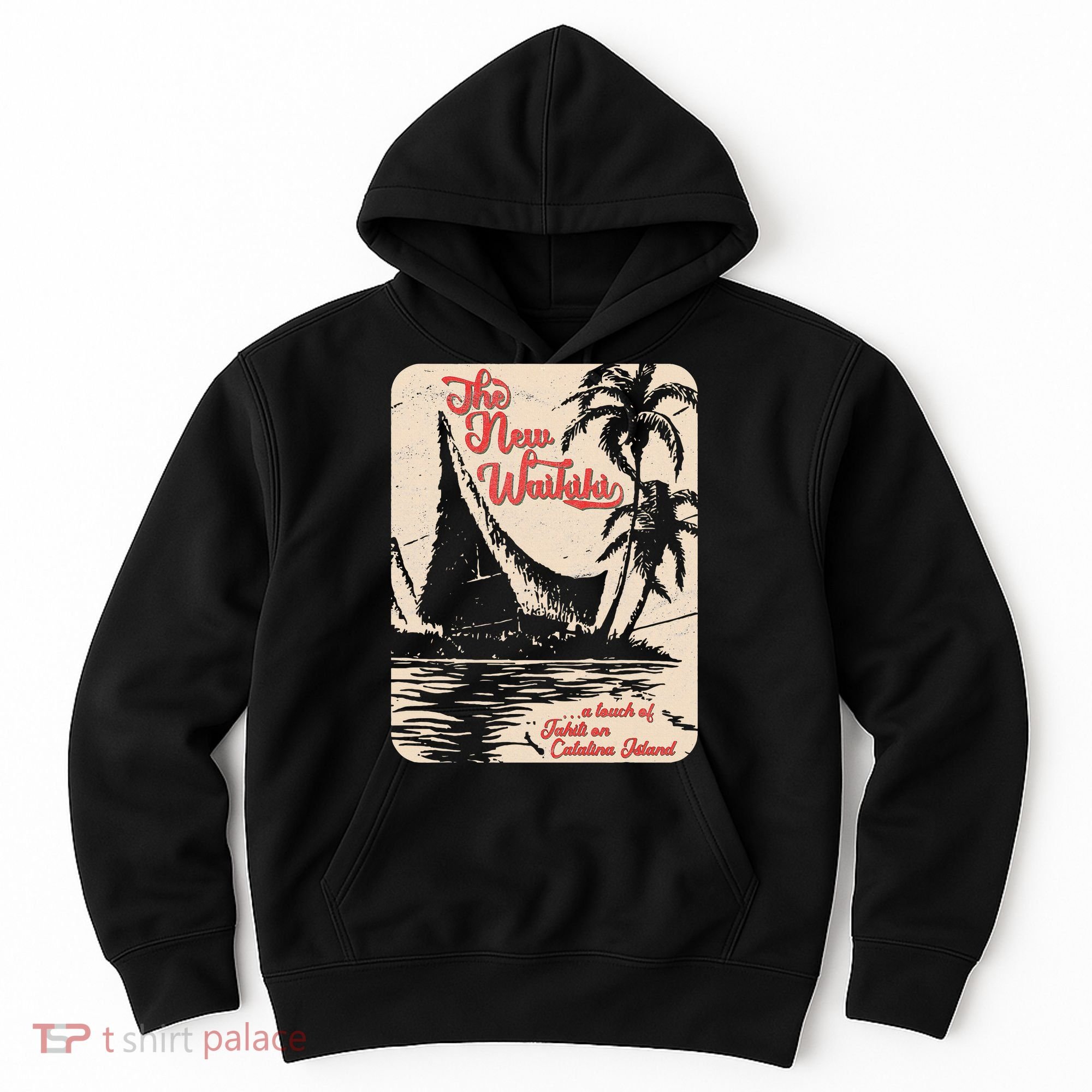 New Waikiki Tiki Bar Hawaiian Style Hoodie