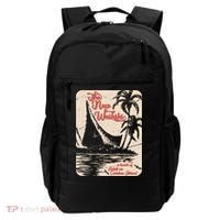 New Waikiki Tiki Bar Hawaiian Style Backpack thumb 0