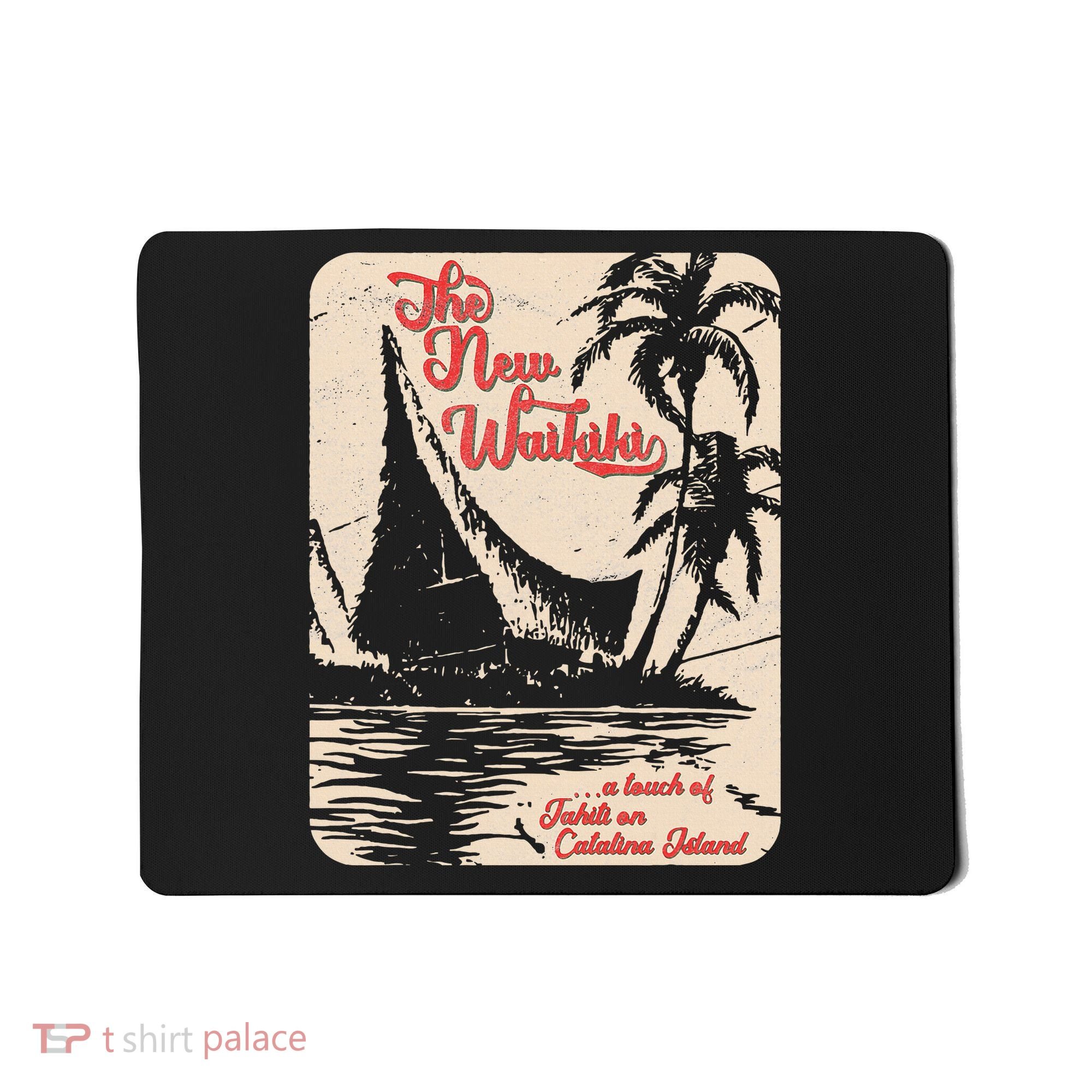 New Waikiki Tiki Bar Hawaiian Style Mousepad