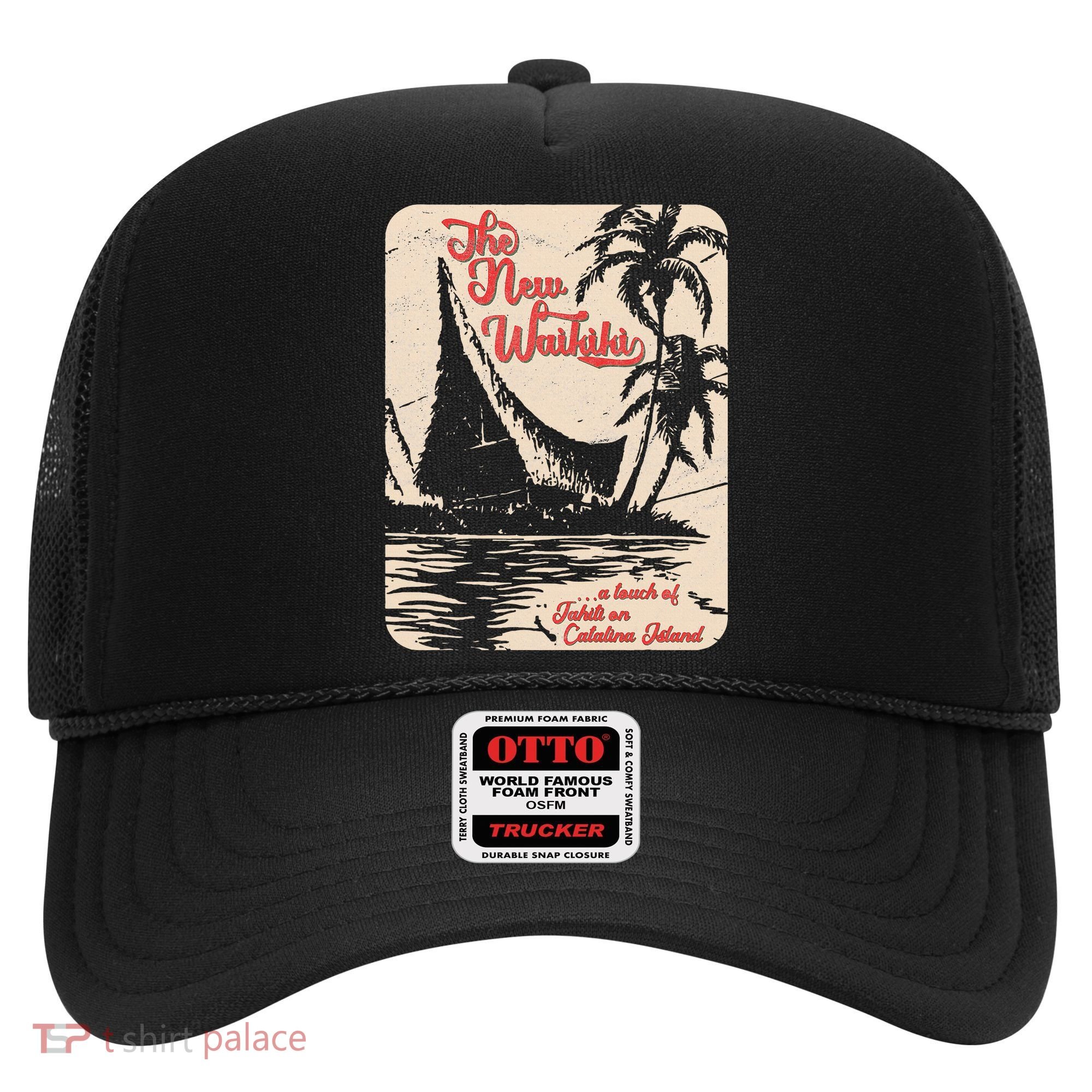 New Waikiki Tiki Bar Hawaiian Style Hat